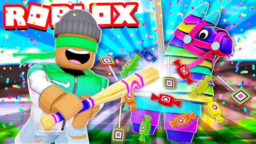 Roblox皮纳塔模拟器：拿木棍敲它居然会爆出糖果！小飞象解说