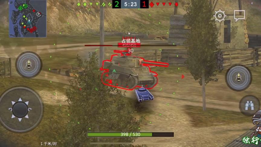 独行侠小强：四号战车D型，专业删坦歼！有炮塔的车就是好玩