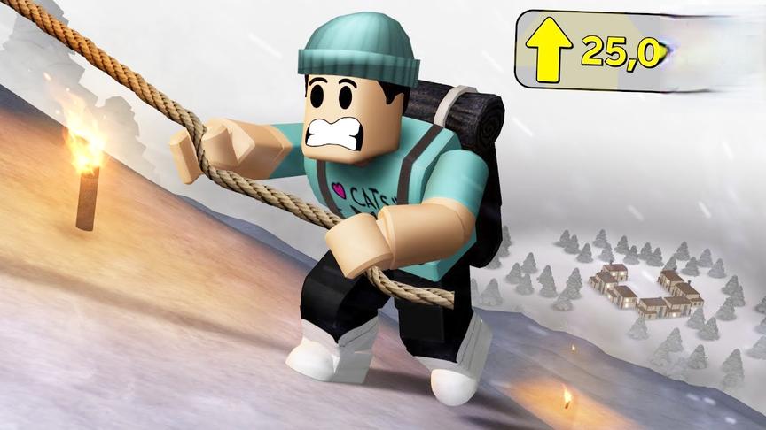 Roblox登山模拟器：一个没有跳跃的游戏！攀登者到底有多难！