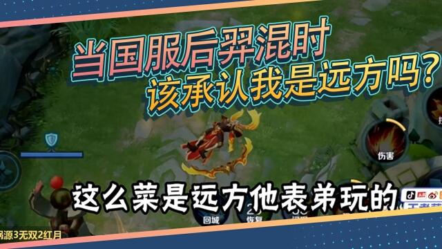 国一后羿远方：当国服后羿成为混子时，坚决不开麦承认自己是远方