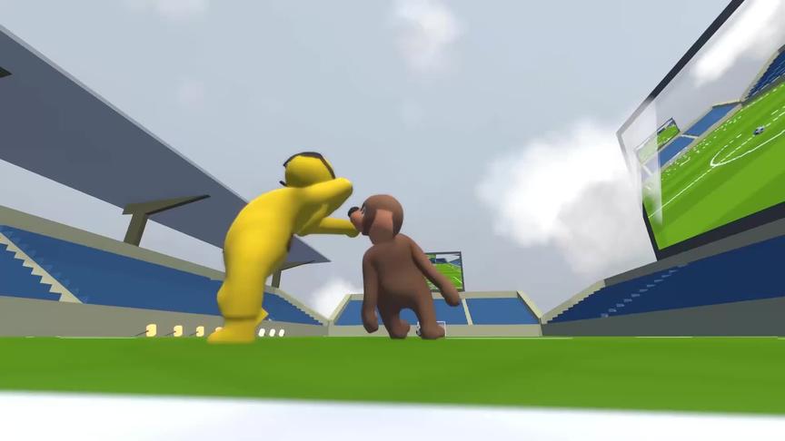 人类一败涂地：爆笑迷你足球竞赛 踢球原来可以用手的