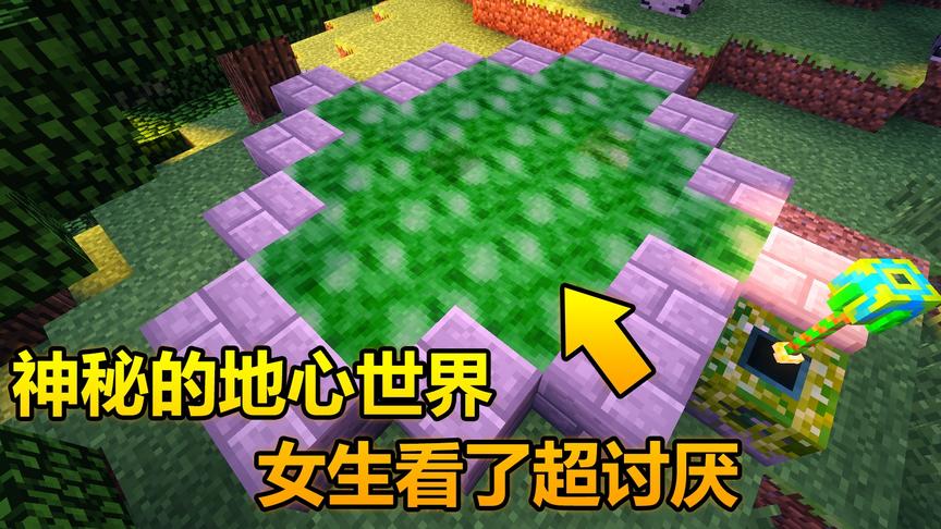 我的世界：地心世界到底有什么？女生最讨厌的东西！