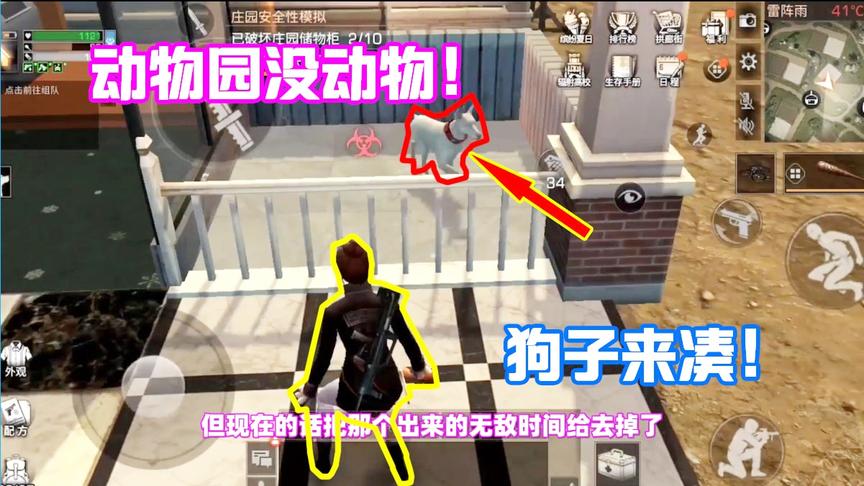 明日之后674：专门给狗子建了一个狗窝？他还乖乖的呆在里面！