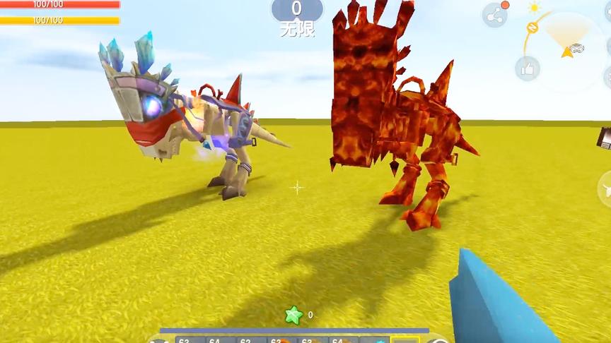 能制作熔岩化石龙，既然和我的超级化石龙不相上下。