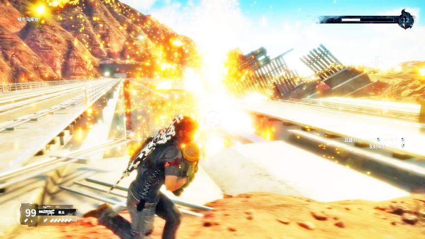 小林解说：正当防卫4爆破桥梁测试，火车轨道竟然也可以！