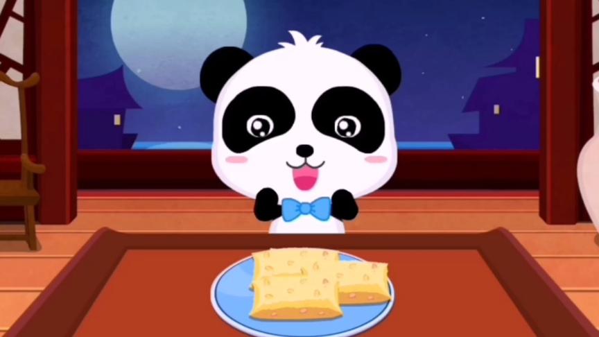 小熊猫一口气吃了3种口味的粽子，然后去参加划龙舟大赛了