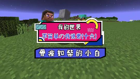 我的世界：为了提高小白的箭术，我找来了狗子陪他练习