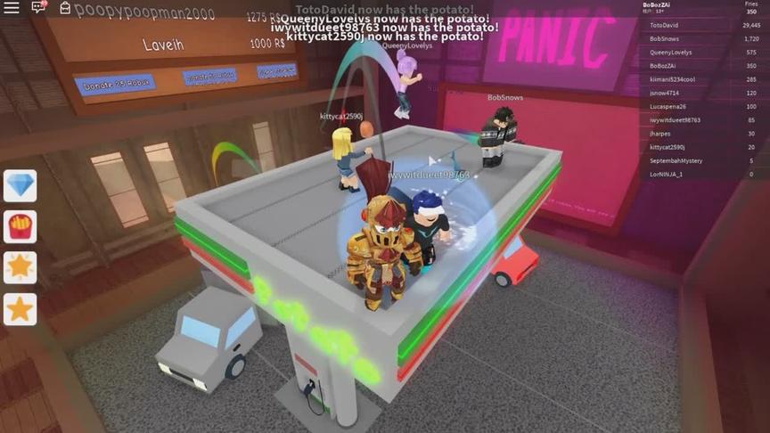 roblox 虚拟世界 “可怕的土豆”：新地图新场景！全躲在加油站上