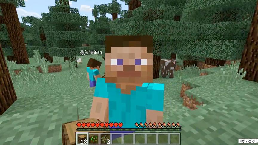 我的世界基岩生存1：第一次进入世界好紧张