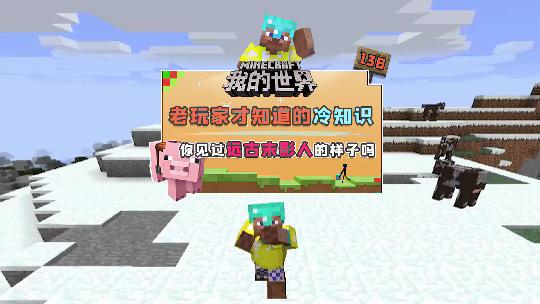 我的世界：你住过远古末影人吗？他们会帮你盖房子哦