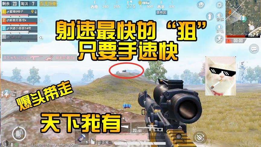 和平精英：AK配此镜堪比98k，单点当狙用全场我最秀！Skr！