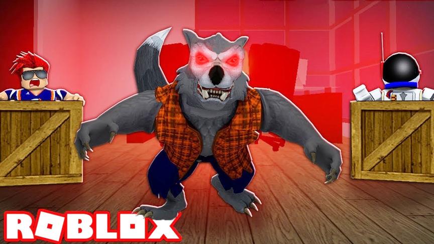 Roblox狼人杀模拟器：狼人在屋顶差点发现了我？小飞象解说