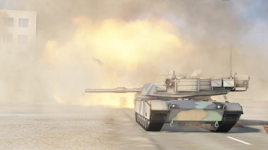 RPG！十辆M1A2被民兵伏击，用上百具火箭筒给你洗装甲，战争模拟