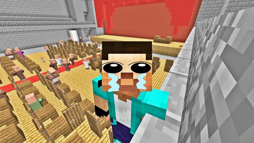 我的世界HIM奇遇记14：无限的楼梯 超感人的结局