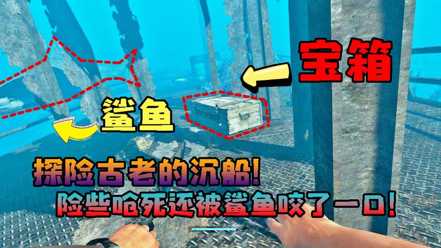 荒岛求生2：为了生存放手一搏！潜伏深海探索沉船！