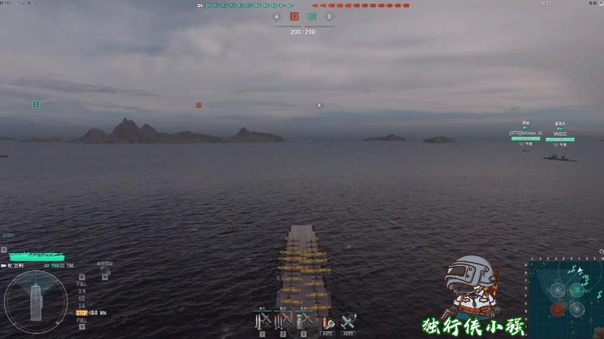 独行侠小强：攻击机火箭弹是巡洋舰，驱逐舰的克星，场面异常火爆