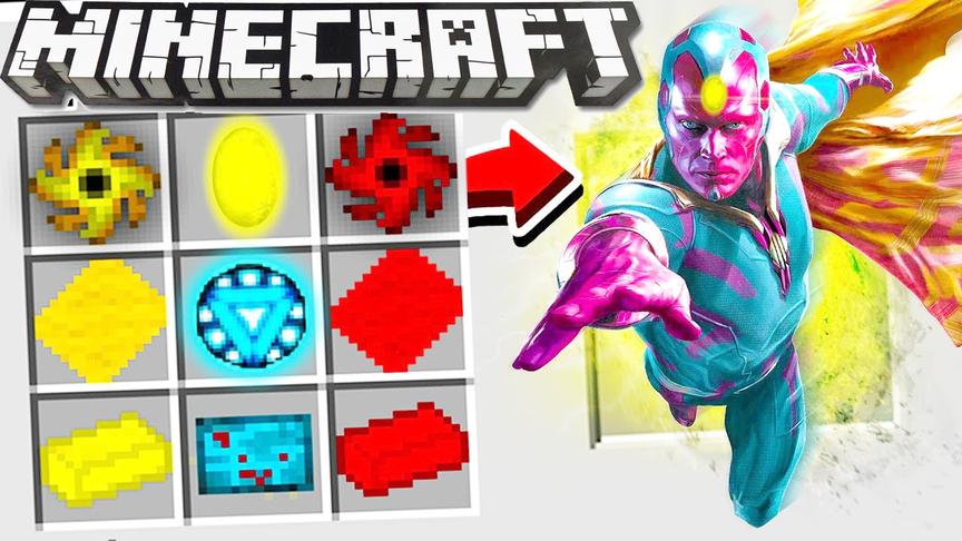 我的世界英雄传：幻视能上天黑豹能隐身