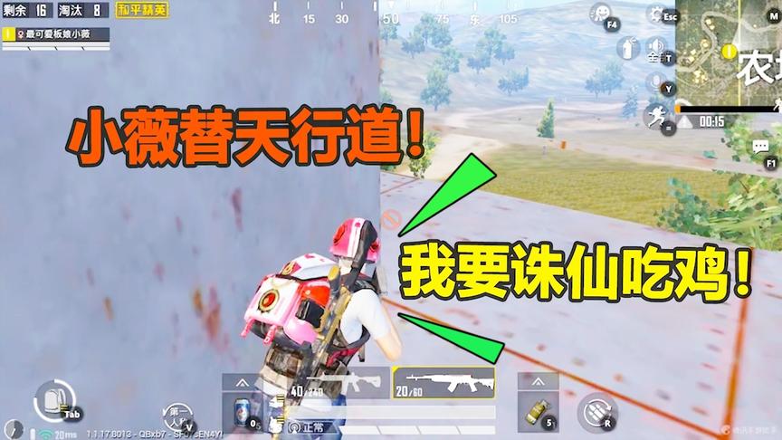 和平精英：挑战29杀吃鸡，半路竟然遭遇外挂，小薇能否诛仙吃鸡？