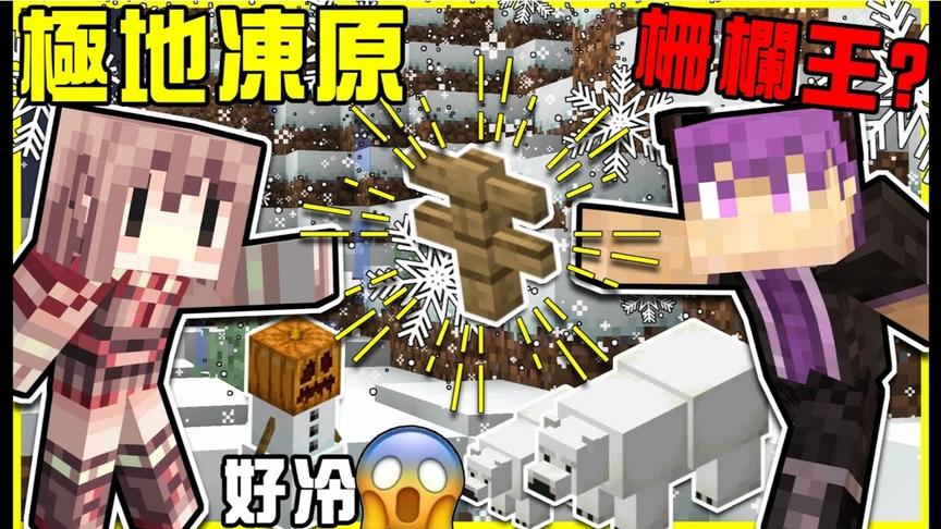 极地冻原的世界!!从今天起阿谦就是栅栏王了！帮北极熊盖个雪地家
