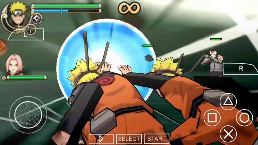 索尼psp 《火影忍者疾风传:究极冲击》 只要有火的地方 就有火之意志