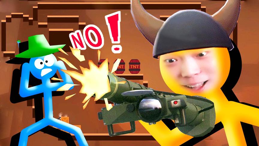屌德斯解说 激斗火柴人 火柴人大乱斗！各种奇葩地图层出不穷！