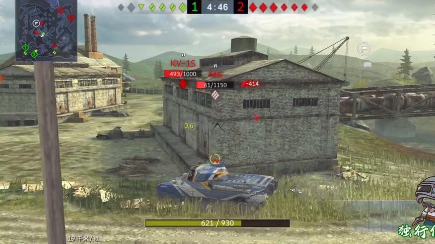 独行侠小强：P43首战！跟重坦对炮！穿甲高爆切换意识还需加强！