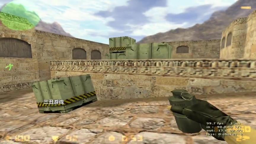 CS1.6：德国顶级枪神对阵豪门SK，他的枪法不输任何人！