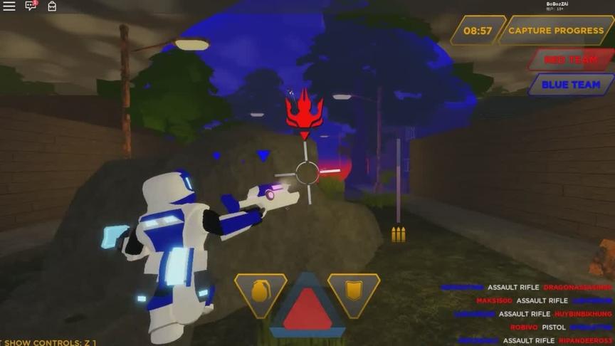 roblox 虚拟世界 “Overheat”：星际士兵波波仔报道！攻陷敌军！