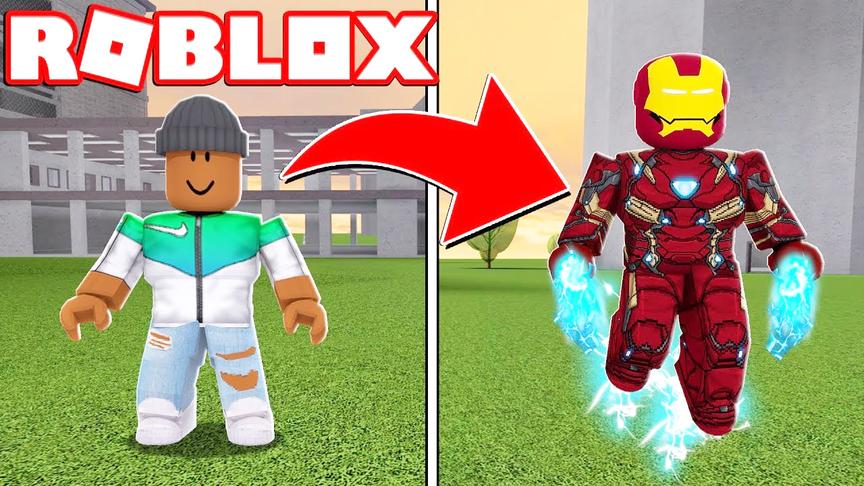 小飞象解说 Roblox超级英雄大亨 变身钢铁侠击退众多丧尸！