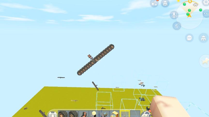 正式服终于更新了小汽车，小伙伴儿居然做出来了会飞的小汽车！