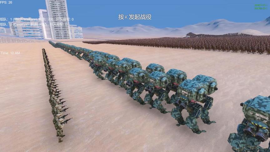 100名特种兵配合100个重装机甲，能抵御住10000古代骑兵的进攻吗