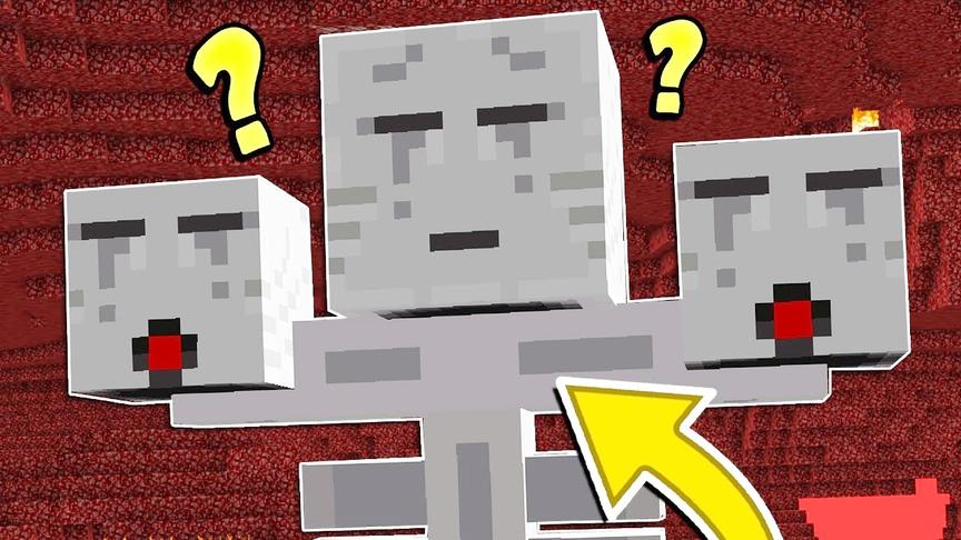 我的世界生物大乱斗06：泰坦恶魂烈焰人挑战泰坦末影人 电脑已崩