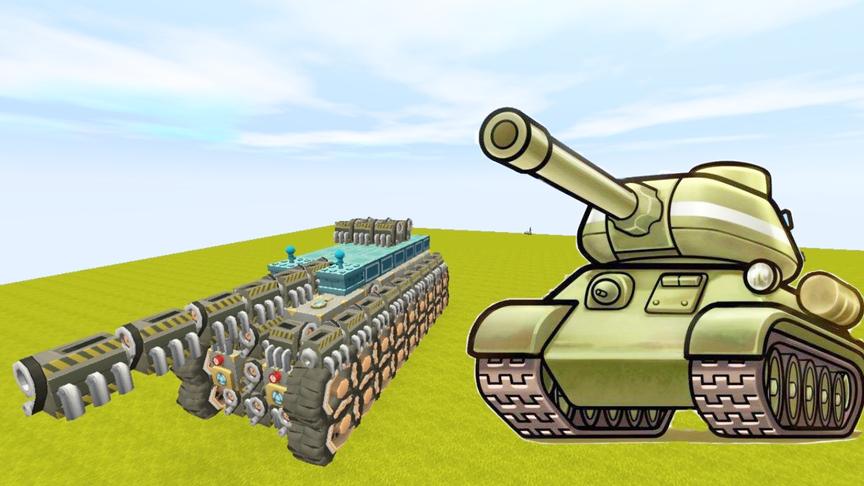 迷你世界：体验新道具“汽车制作器”，制作一辆“超级坦克”！