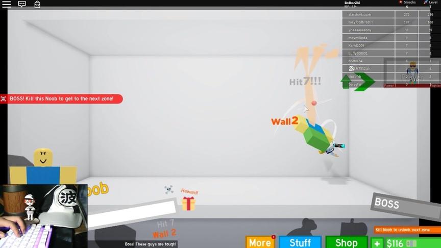 roblox虚拟世界“菜鸟连击模拟器”：看我无限连击暴打菜鸟！