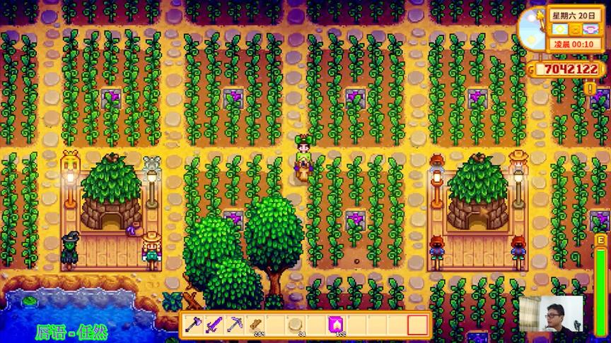 星露谷物语EP103：把稻草人买齐顺便做路灯把农场点亮