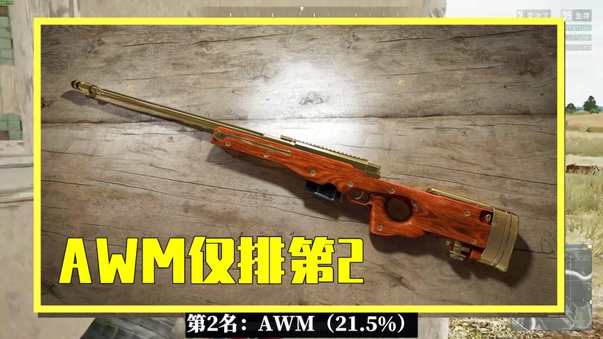 吃鸡小讲堂：官方公布空投枪刷新排行榜，最高不是AWM，太意外了