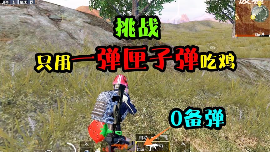 突击手蜜獾：挑战无备弹吃鸡！仅有一梭子弹，打空一次就只能等死