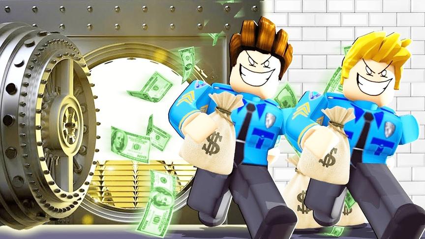小飞象解说 Roblox小偷模拟器 进入军事基地绕开守卫盗取保险箱！
