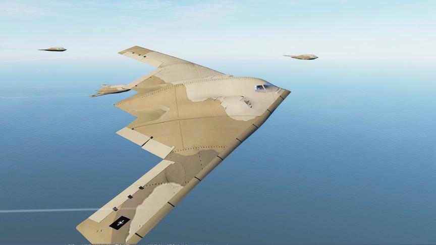 80架FW190对阵8架B2，二战的飞机能拦截现代轰炸机吗，战争模拟