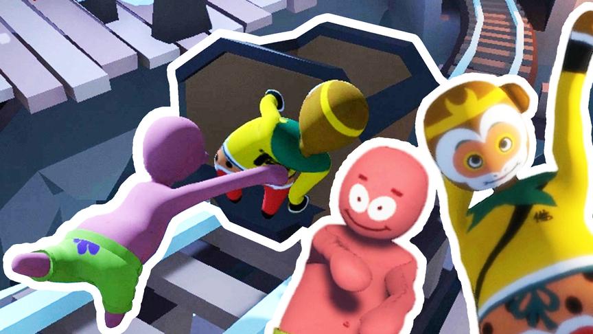 猴哥也玩过山车！人类一败涂地，鲤鱼Ace解说