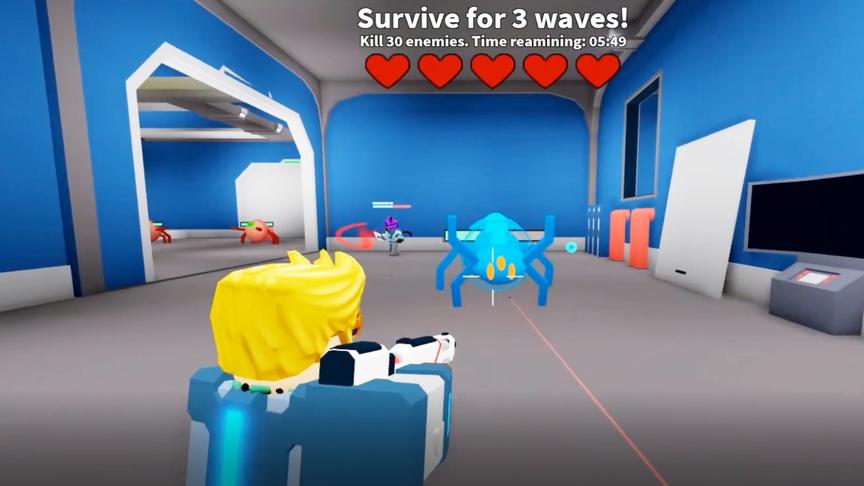 roblox虚拟世界“银河探险”：星际怪虫受死吧！星际保护员波波仔