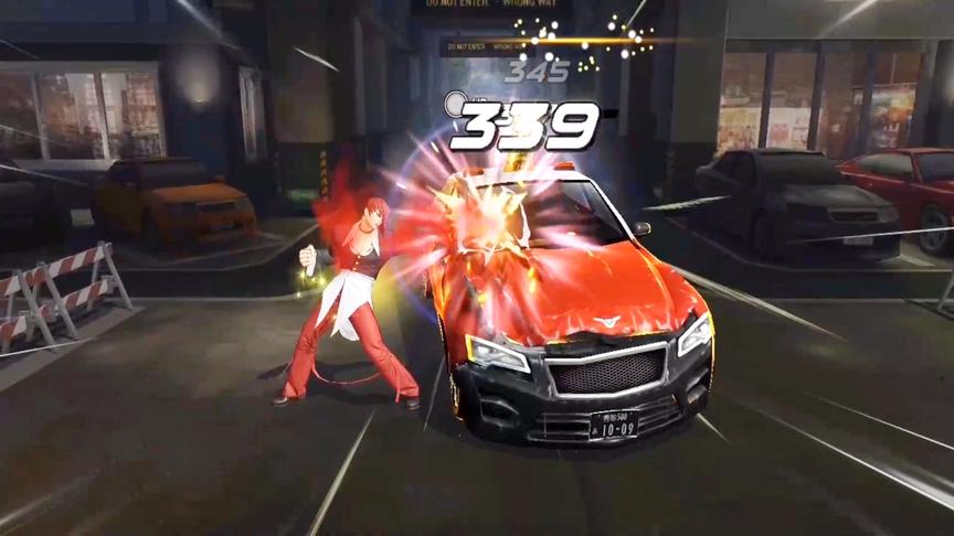 拳皇全明星：八神用八稚女拆不掉这辆车，汽车质量也太好了