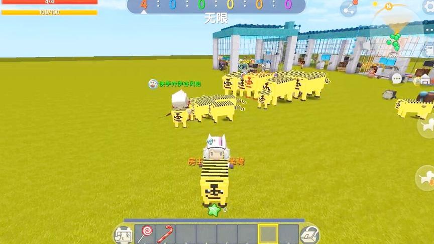 房主能召唤老虎，小伙伴召唤了一堆老虎地图都卡爆了，只能关了。