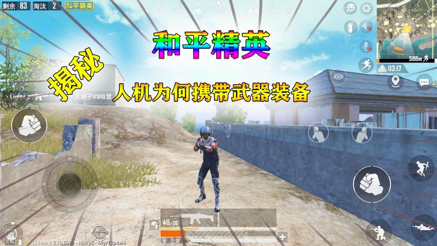 和平精英人机为何携带武器装备