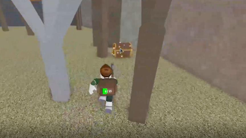 波波仔解说 roblox 伐木模拟器：砍树时树上竟然会掉宝箱！