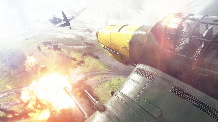 战地5：开着德国BF109战斗机，逼的敌军飞行员一个个跳机自杀！