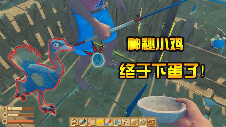 木筏求生19：神秘小鸡终于成功下蛋！研究出来居然不是美食！