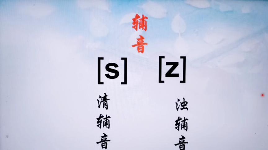 音标中s和z的发音区别 西瓜视频
