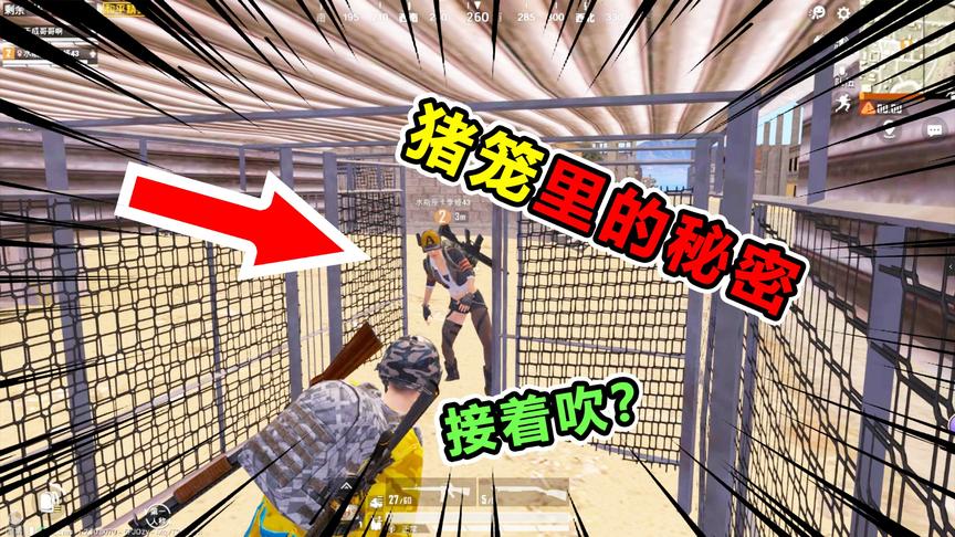 爆笑吃鸡31：猪笼里的秘密，齐天大圣驾到，这牛皮吹的你给几分？