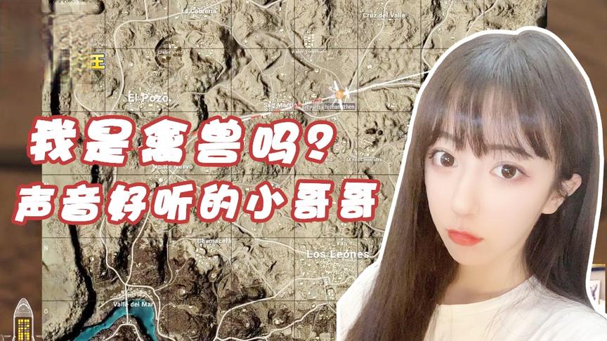 绝地求生呆妹儿：我是禽兽吗？遇到一个16岁的小哥哥我心动了！